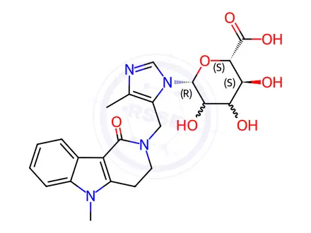 Chemical structure of Alosetron Impurity 7
