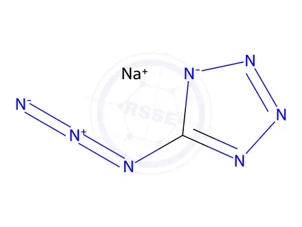 Chemical structure of 1H-5-Azido-tetrazole, sodium salt