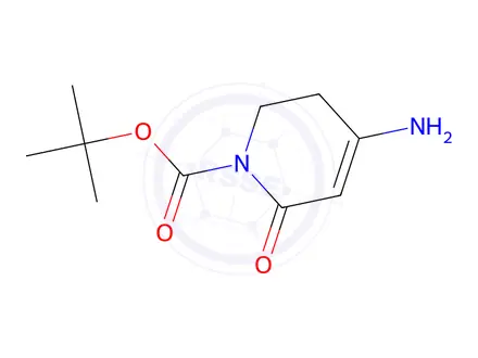 Chemical structure of tert-butyl 4-amino-2-oxo-5,6-dihydropyridine-1(2H)-carboxylate
