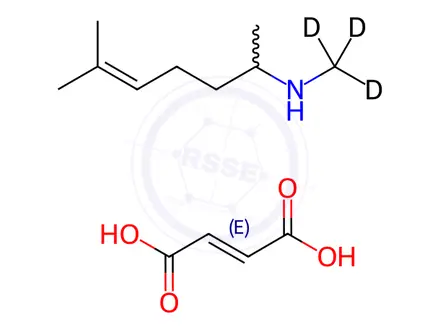 Chemical structure of Isometheptene-d3 Maleate