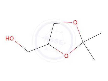 Chemical structure of 2,2-Dimethyl-4-(hydroxymethyl)-1,3-dioxacyclopentane