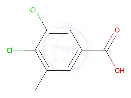 Chemical structure of 3,4-Dichloro-5-methylbenzoic Acid