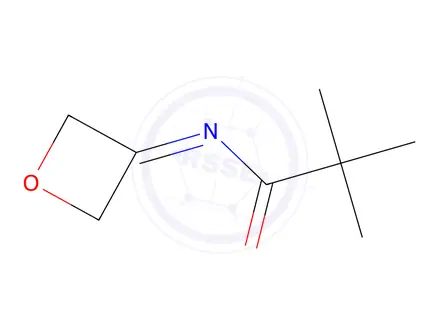 Chemical structure of N-(Oxetan-3-ylidene)pivalamide
