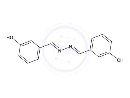 Chemical structure of 3,3'-(Hydrazine-1,2-diylidenebis(methaneylylidene))diphenol