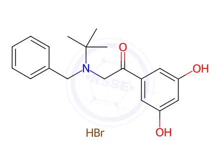 Chemical structure of Terbutaline EP Impurity D HBr (Terbutaline USP Related Compound D HBr)