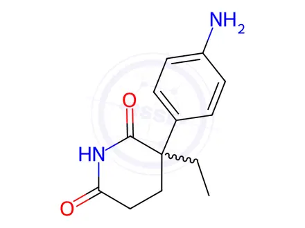 Chemical structure of Aminoglutethimide