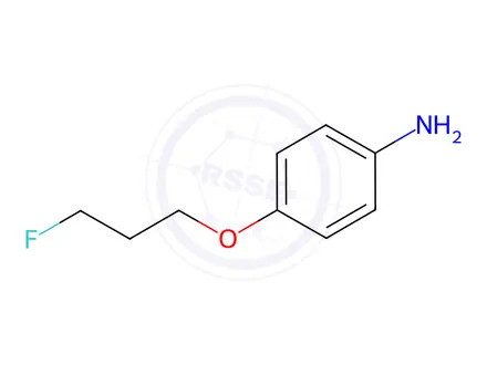Chemical structure of 4-(3-Fluoropropoxy)aniline