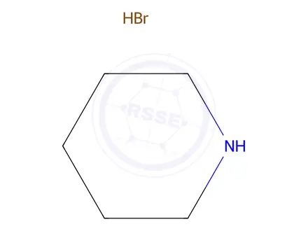 Chemical structure of Piperidinium bromide