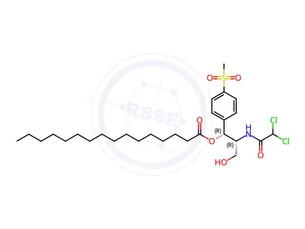 Chemical structure of Thiamphenicol Palmitate