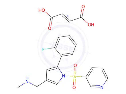 Chemical structure of Vonoprazan Fumarate (TAK-438)