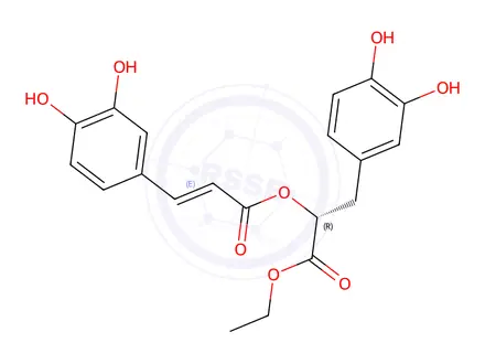 Chemical structure of Ethyl Rosmarinate