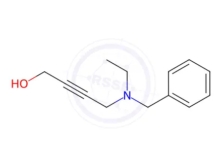 Chemical structure of 4-(Benzyl(ethyl)amino)but-2-yn-1-ol