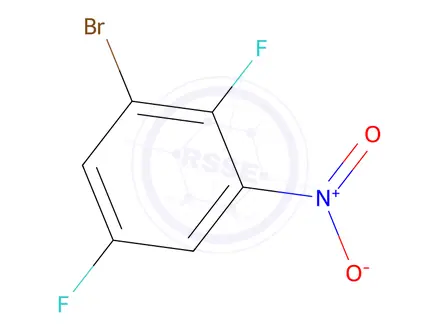 Chemical structure of 1-Bromo-2,5-difluoro-3-nitrobenzene