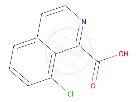 Chemical structure of 8-Chloroisoquinoline-1-carboxylic acid