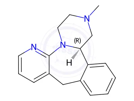 Chemical structure of R-Mirtazapine