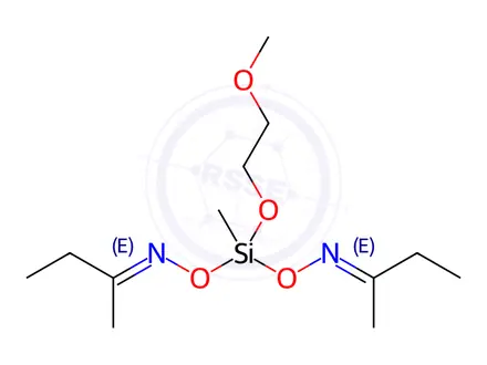 Chemical structure of butan-2-one O,O'-[(2-methoxyethoxy)methylsilanediyl]dioxime