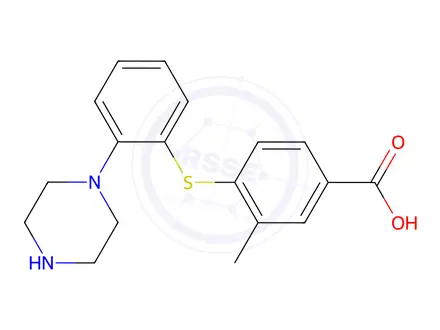 Chemical structure of Vortioxetine Hydrobromide Impurity 133 Monomer