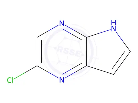 Chemical structure of 2-Chloro-5H-pyrrolo[2,3-b]pyrazine