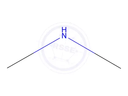 Chemical structure of Dimethylamine in water