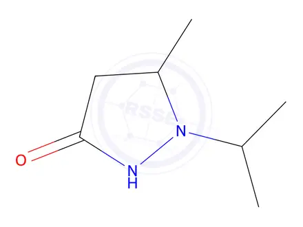 Chemical structure of 1-Isopropyl-5-methylpyrazolidin-3-one