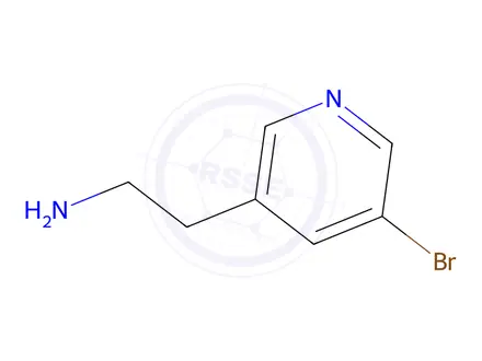 Chemical structure of 2-(5-Bromopyridin-3-yl)ethan-1-amine