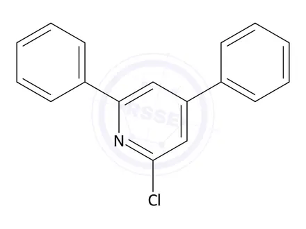 Chemical structure of 2-Chloro-4,6-diphenylpyridine
