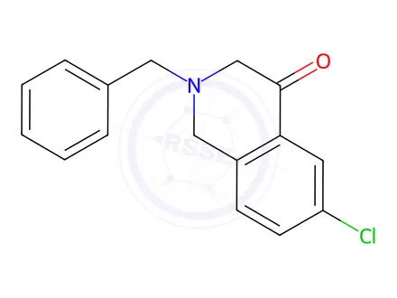 Chemical structure of 2-Benzyl-6-chloro-2,3-dihydroisoquinolin-4(1H)-one