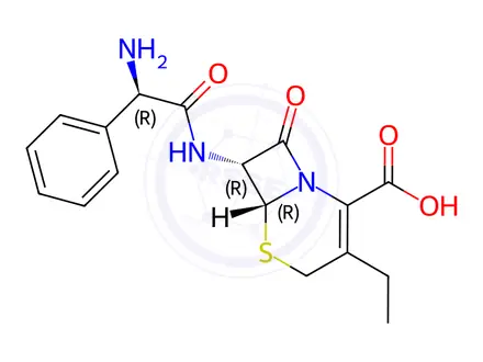 Chemical structure of Cefalexin Ethyl Homolog 2 Impurity