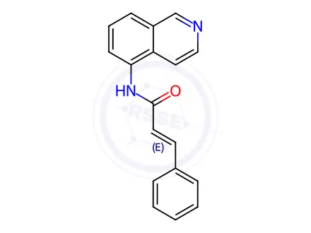 Chemical structure of N-(Isoquinolin-5-yl)-3-phenylacrylamide