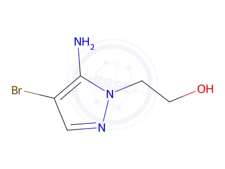 Chemical structure of 2-(5-Amino-4-bromo-1h-pyrazol-1-yl)ethan-1-ol