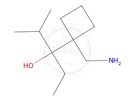 Chemical structure of 3-(1-(Aminomethyl)cyclobutyl)-2-methylpentan-3-ol