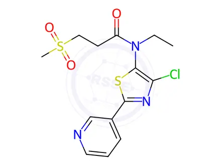Chemical structure of Tiapyrachlor