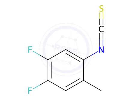 Chemical structure of 1,2-Difluoro-4-isothiocyanato-5-methylbenzene