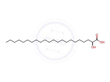 Chemical structure of 2-HYDROXYDOCOSANOIC ACID