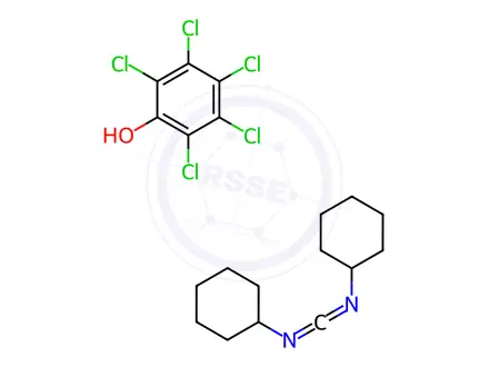 Chemical structure of N,N’-Dicyclohexylcarbodiimide Pentachlorophenol Complex