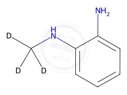 Chemical structure of Telmisartan Impurity 12 Dihydrochloride-d3