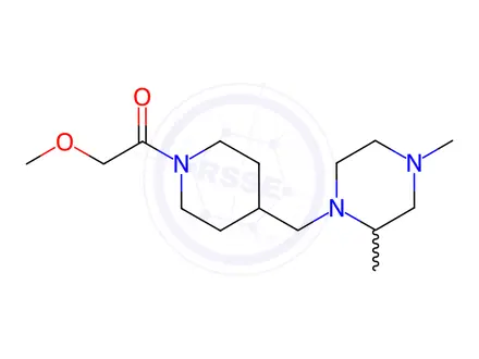 Chemical structure of 1-(4-((2,4-Dimethylpiperazin-1-yl)methyl)piperidin-1-yl)-2-methoxyethan-1-one