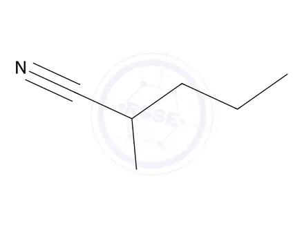 Chemical structure of 2-Aminopentanenitrile
