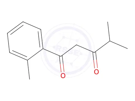 Chemical structure of 4-Methyl-1-(o-tolyl)pentane-1,3-dione