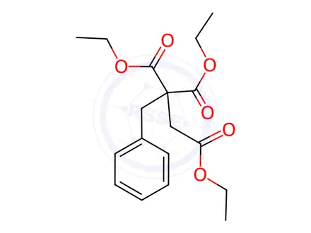 Chemical structure of Ethyl 2,2’-Bis(ethoxycarbonyl)-3-phenylpropanoate
