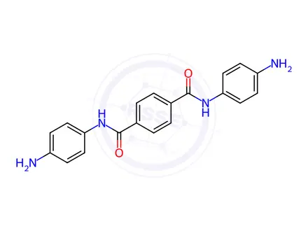 Chemical structure of N,N'-bis(4-aMinophenyl)benzene-1,4-dicarboxaMide