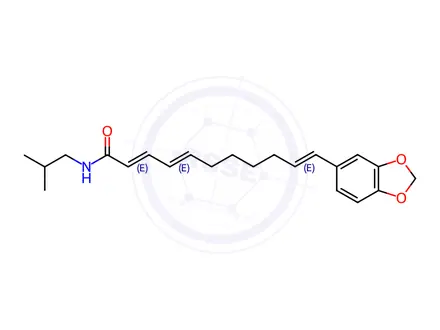 Chemical structure of Retrofractamide B
