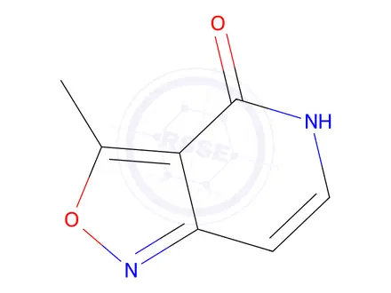 Chemical structure of Isoxazolo[4,3-c]pyridin-4(5H)-one, 3-methyl-(9CI)