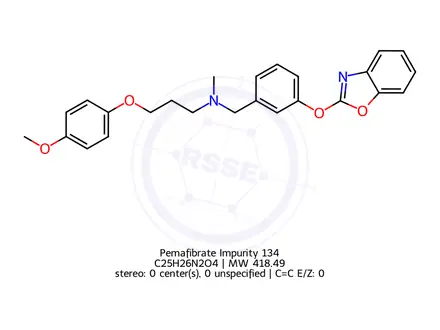 Chemical structure of Pemafibrate Impurity 134