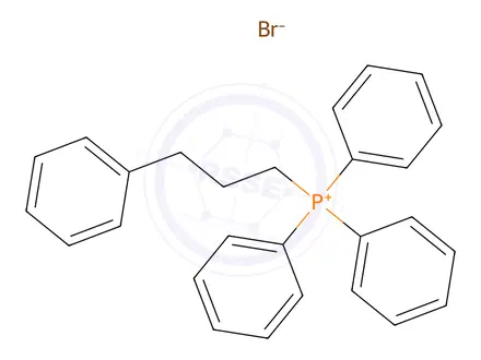 Chemical structure of Triphenyl(3-phenylpropyl)phosphonium bromide