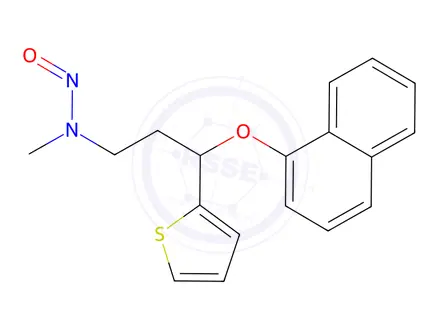 Chemical structure of Duloxetine Impurity