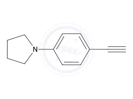 Chemical structure of 1-(4-Ethynylphenyl)pyrrolidine