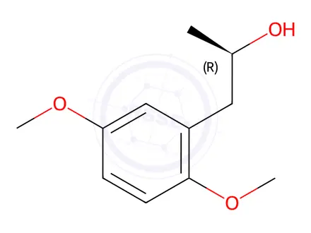 Chemical structure of (R)-1-(2,5-dimethoxyphenyl)propan-2-ol