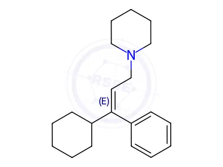 Chemical structure of Deshydroxy Trihexyphenidyl