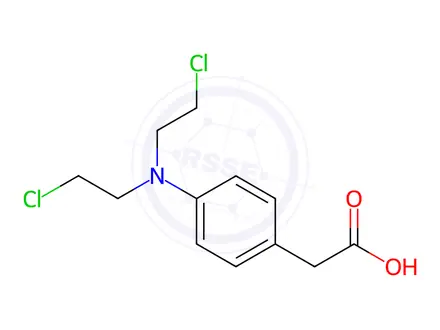 Chemical structure of Phenylacetic Mustard